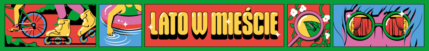 baner lato w mieście