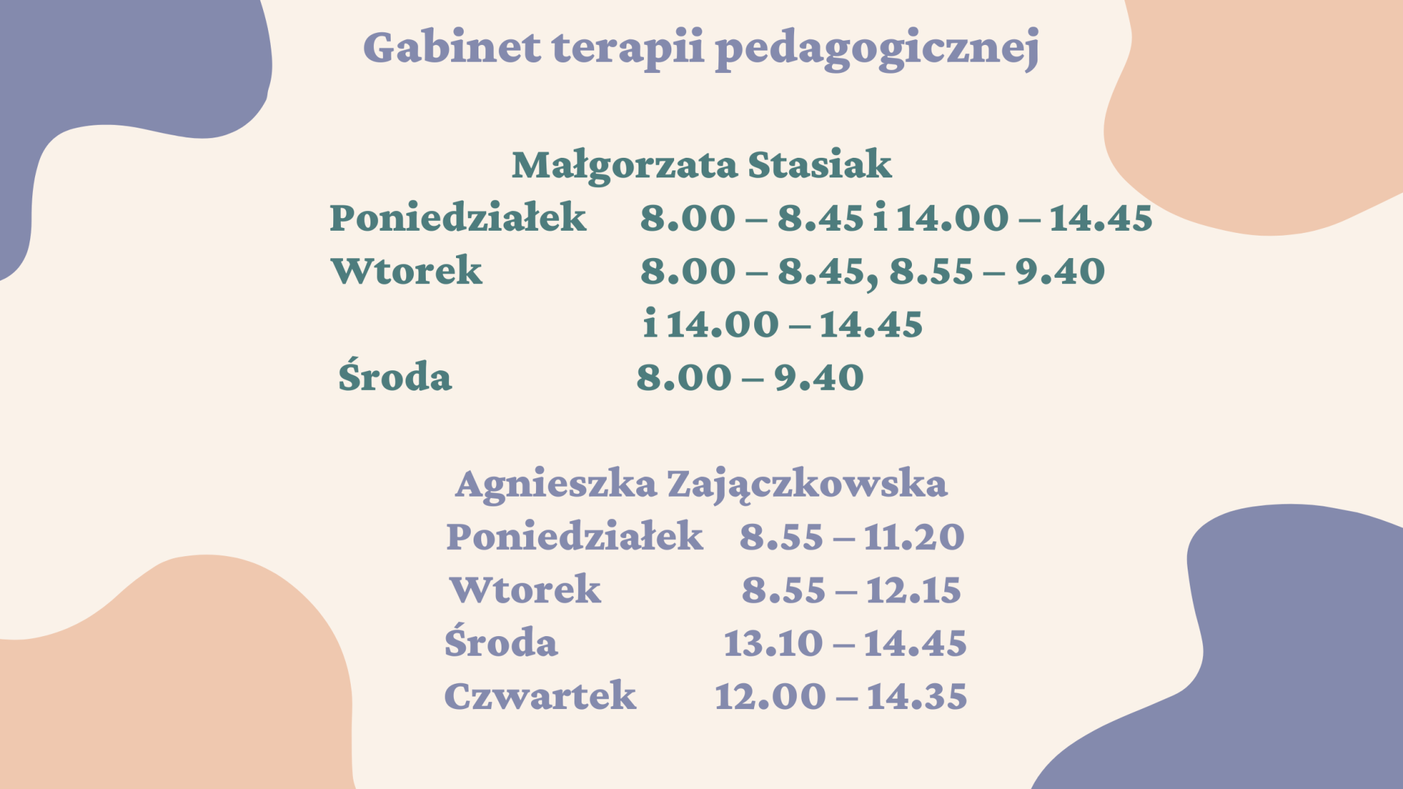 terapeuta pedagogiczny infografika